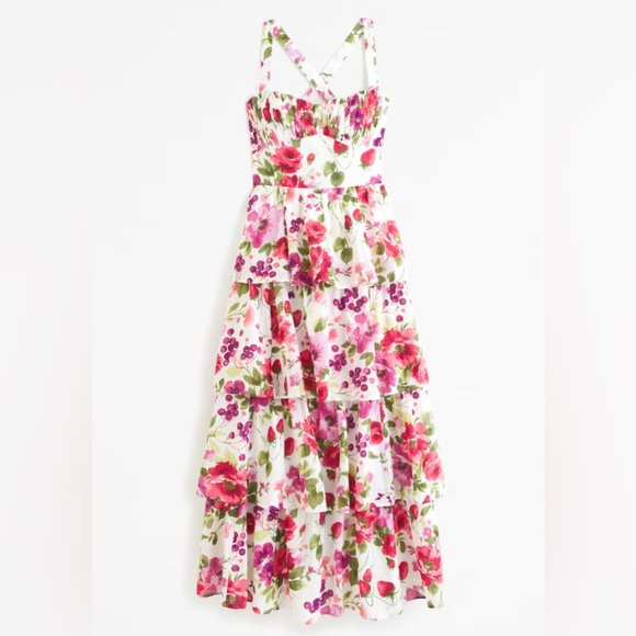 Abercrombie & Fitch Dresses & Skirts - Abercrombie & Fitch Lace-Up
Back Tiered Maxi Dress S large
OFFERS ARE WELCOME!